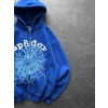 SPIDER OVERSİZE HIRKA MAVİ