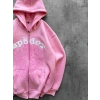 SPIDER OVERSİZE HIRKA PEMBE