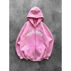 SPIDER OVERSİZE HIRKA PEMBE