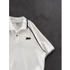 STW POLO YAKA BIYELI CP OVERSIZE TSHIRT BEYAZ