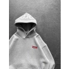 SUP BASKI 3 İPLİK PAMUKLU KUMAŞ OVERSİZE SWEAT GRİ