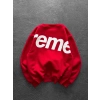 SUP BOXY KALIP 3 İPLİK PAMUKLU SWEAT KIRMIZI