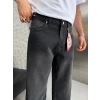 SÜPER BAGGY FULARLI KOT PANTOLON SİYAH