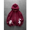 SUPREM OVERSİZE HIRKA BORDO