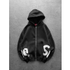 SUPREM OVERSİZE HIRKA SİYAH