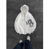 SYN 3 İPLİK PAMUKLU HIRKA BEYAZ