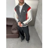 TRİKO ÇİFT FERMUAR AD HIRKA GRİ