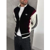 TRİKO ÇİFT FERMUAR AD HIRKA SİYAH