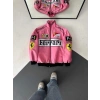 VİNTAGE ASTARLI BOMBER CEKET PEMBE