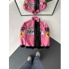 VİNTAGE ASTARLI BOMBER CEKET PEMBE