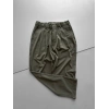 WE11 KUMAŞ BAGGY PILELI PANTOLON YEŞİL