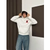 X ÖZEL SERİ NK OVERSİZE KAPÜŞONLU SWEAT BEYAZ