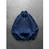 YARIM FERMUAR BASIC PL 3 İPLİK PAMUKLU SWEAT LACİ