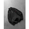 YARIM FERMUAR BASIC PL 3 İPLİK PAMUKLU SWEAT SİYAH