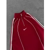 YARIM FERMUAR NK FUL BİYELİ OVERSİZE SWEAT KIRMIZI