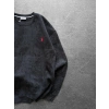 YIKAMALI PL 3 İPLİK PAMUKLU SWEAT SİYAH