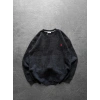 YIKAMALI PL 3 İPLİK PAMUKLU SWEAT SİYAH