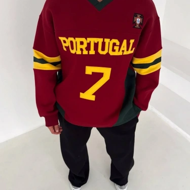 7 Unisex Şardonlu Sweatshirt