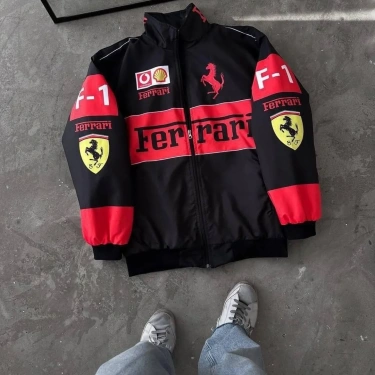 Black FRR Unisex Bomber Ceket