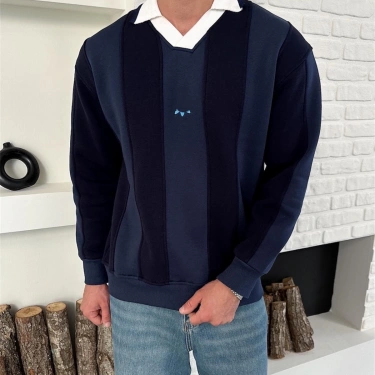 MRNH Polo Yaka Unisex Sweatshirt