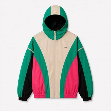 ÖN SİPARİŞ-Pink Parçalı Unisex Bomber Ceket