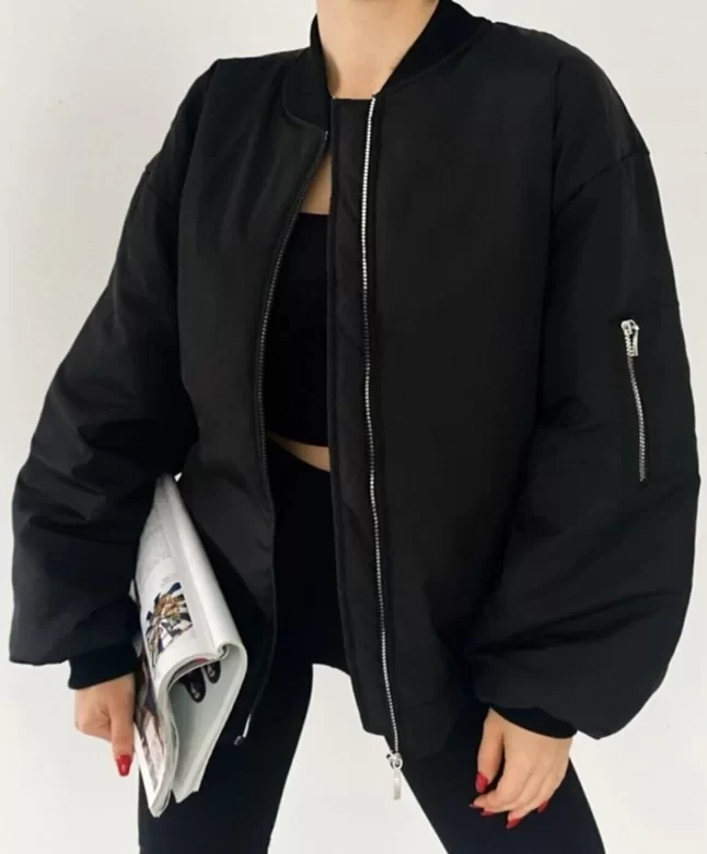 Basic Unisex Bomber Ceket