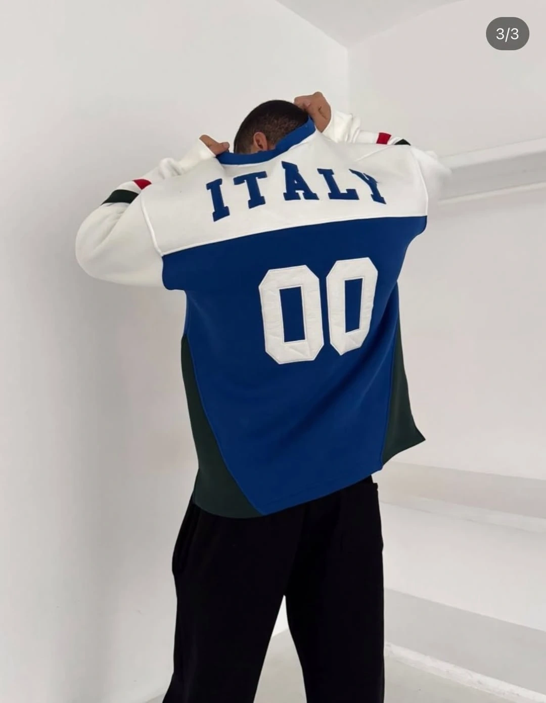 00 ITL Şardonlu Unisex Sweatshirt