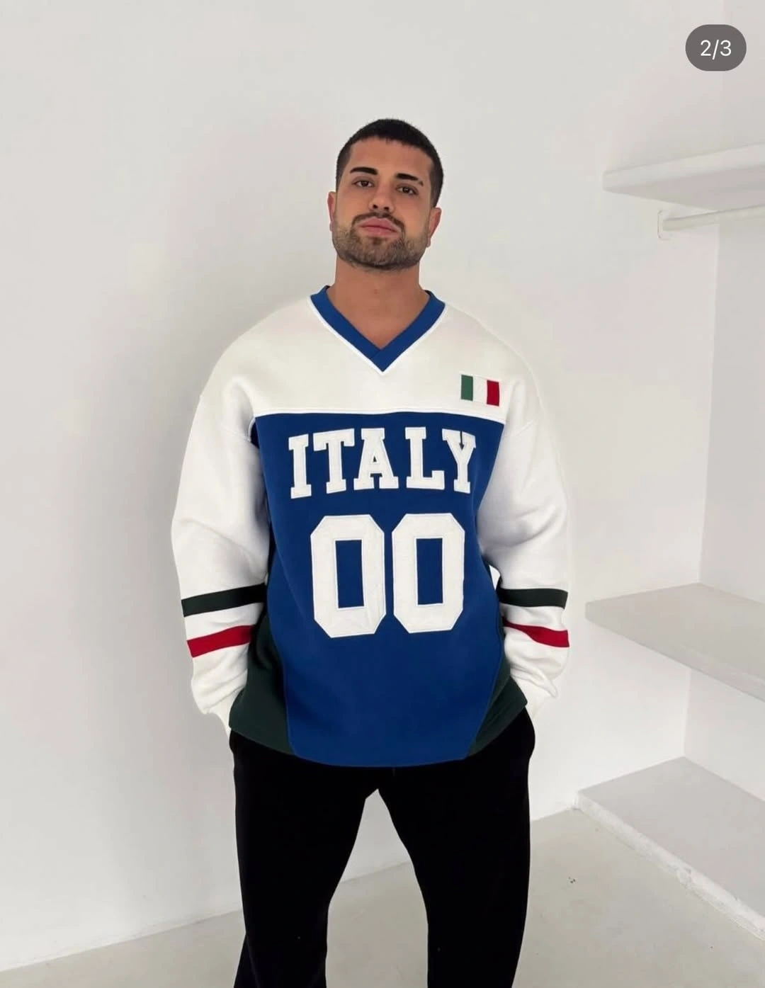 00 ITL Şardonlu Unisex Sweatshirt