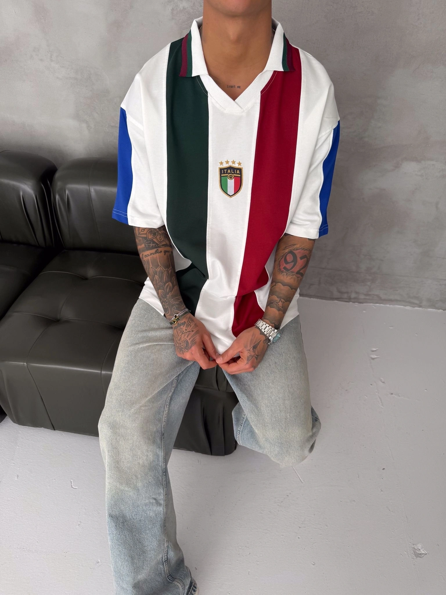 Parçalı ITL Oversize Tshirt