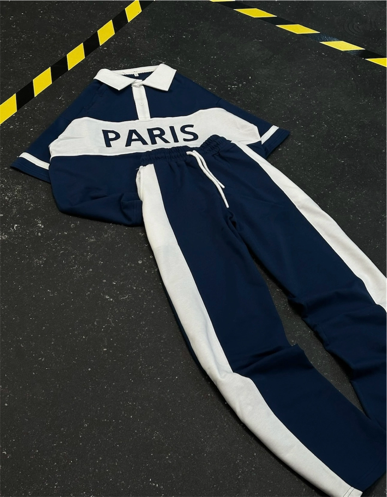 PRS Unisex Oversize Eşofman Takımı - Lacivert