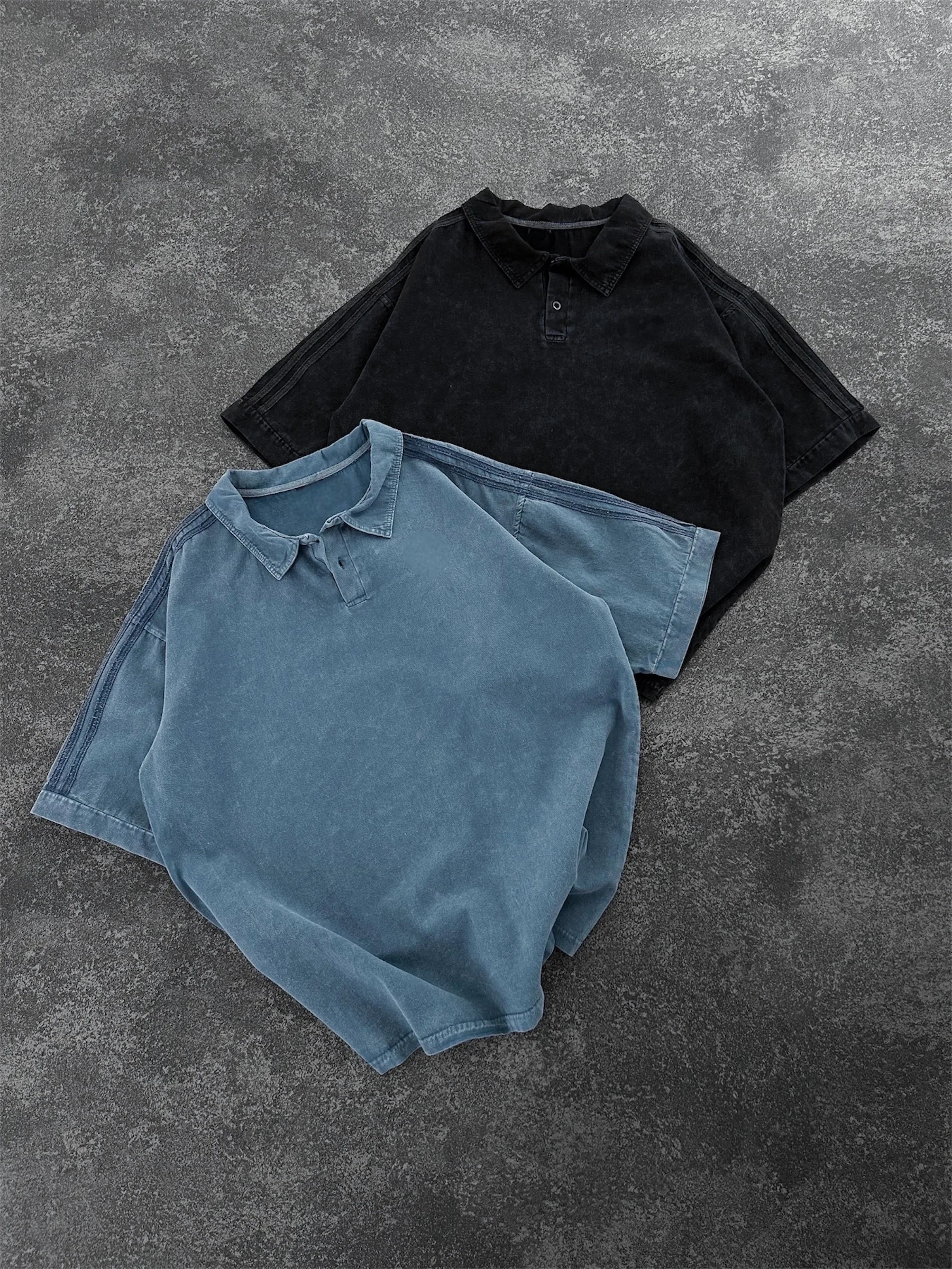 Jean Oversize Unisex Tişört - Siyah