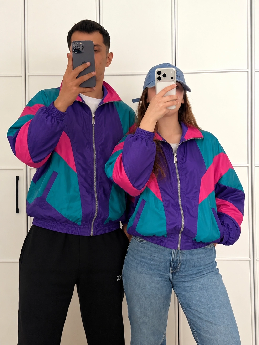 80ler Vintage Unisex Bomber Ceket- ÖN SATIŞ