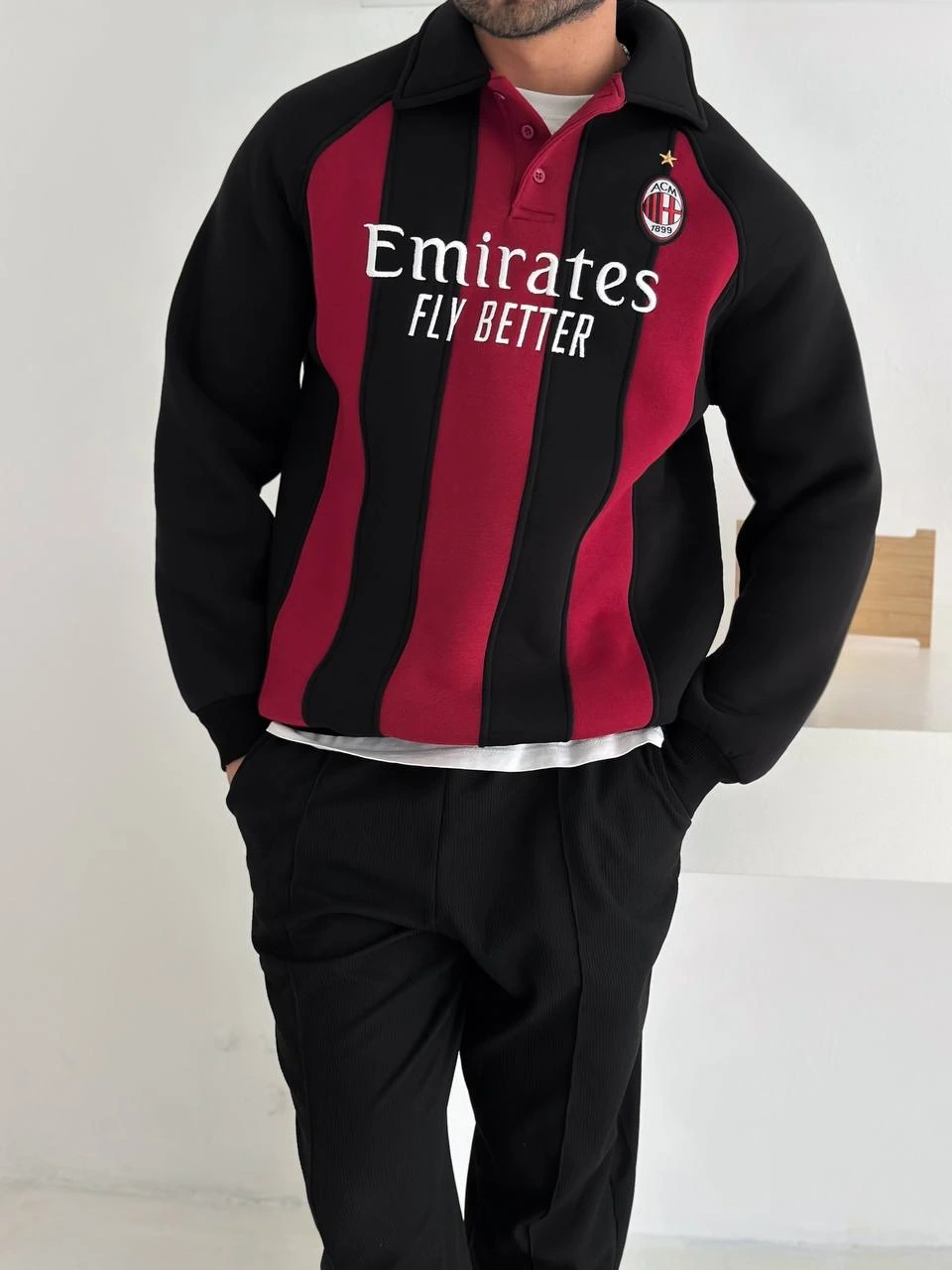 ACM Polo Yaka Unisex Sweatshirt