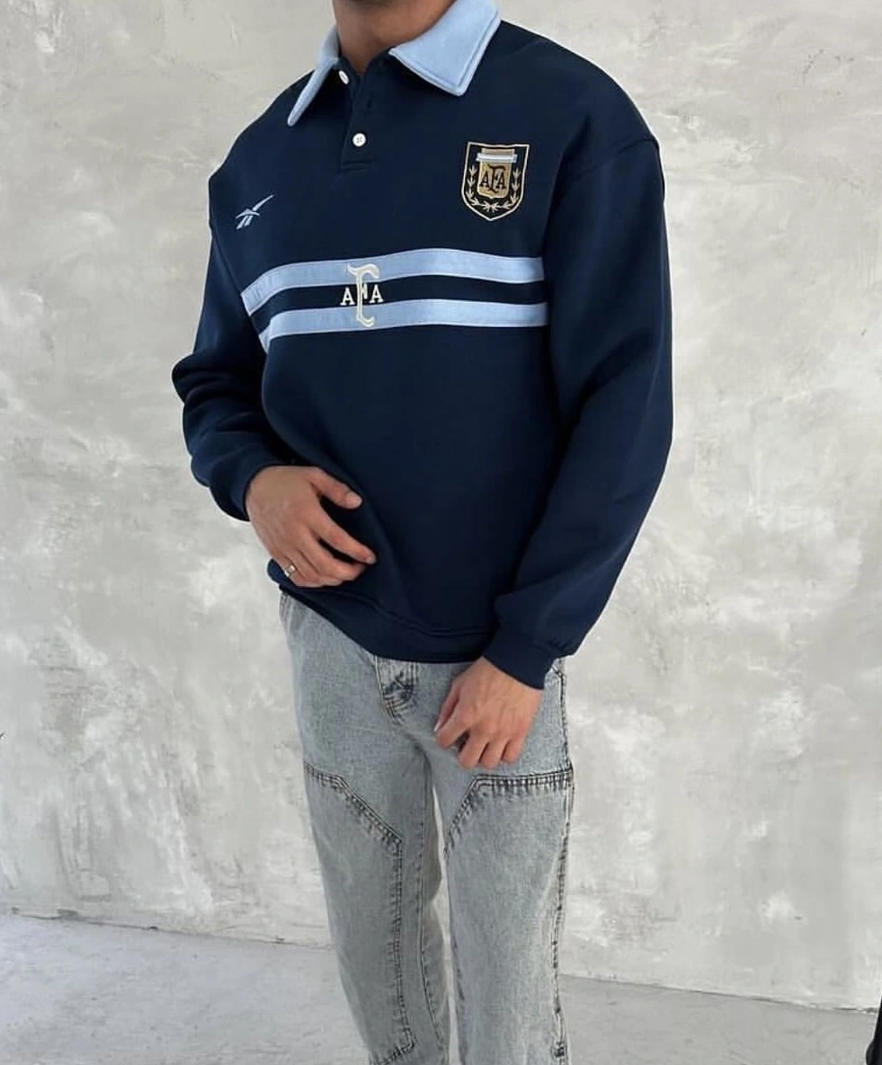 AJ Polo Yaka Unisex Sweatshirt