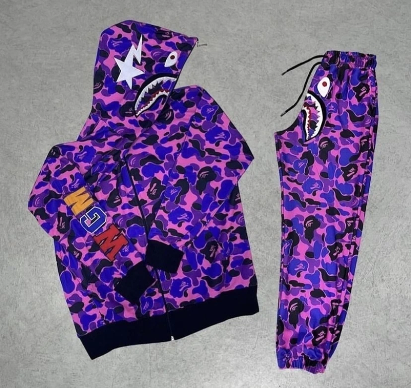 Bapex Unisex Eşofman Takımı-Mor