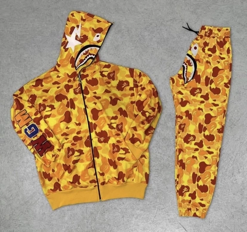 Bapex Unisex Eşofman Takımı-Sarı