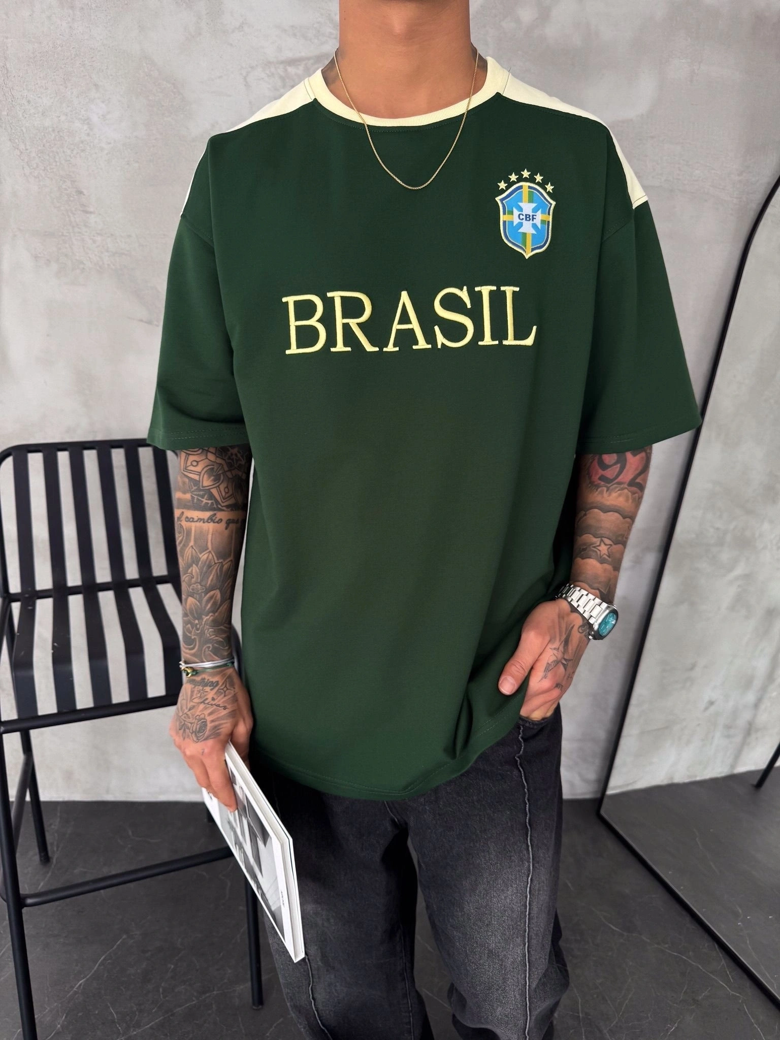 Green BRSL Oversize Tshirt