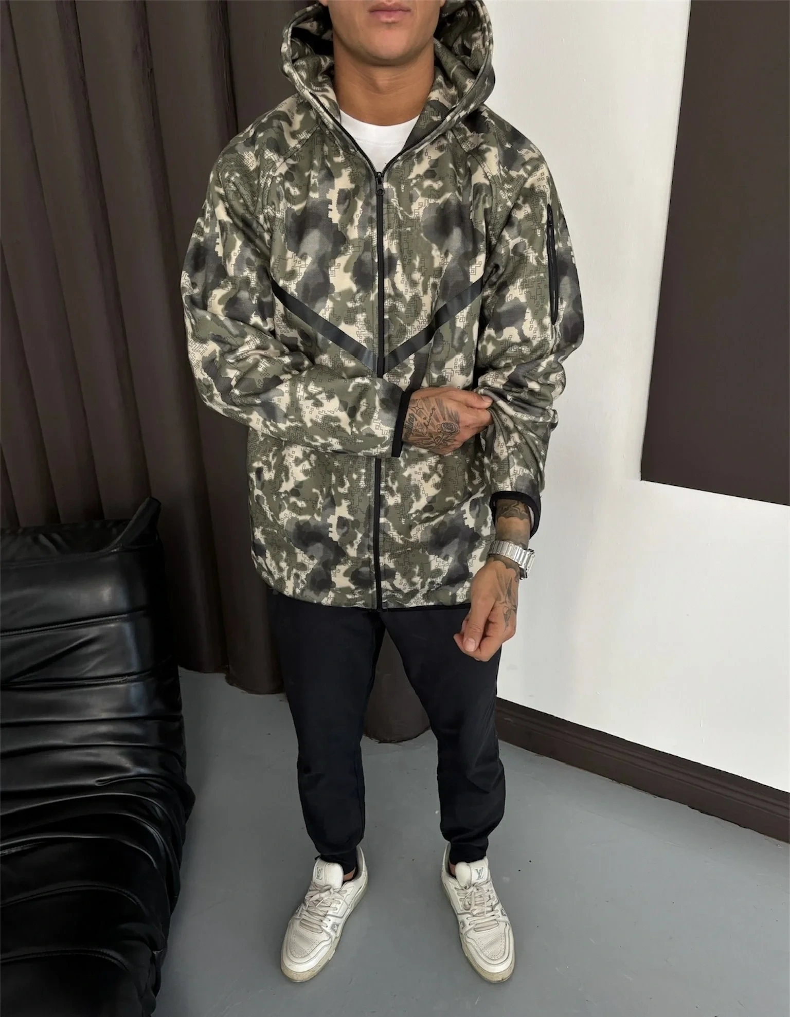 Kamuflaj Desen Tech Hırka