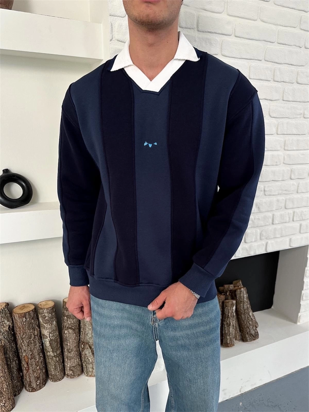 MRNH Polo Yaka Unisex Sweatshirt