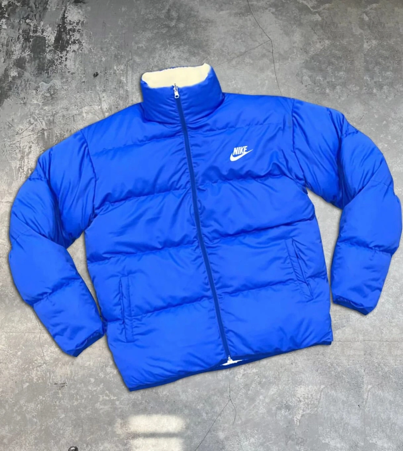 NK Çift Taraflı Unisex Mont-Lacivert