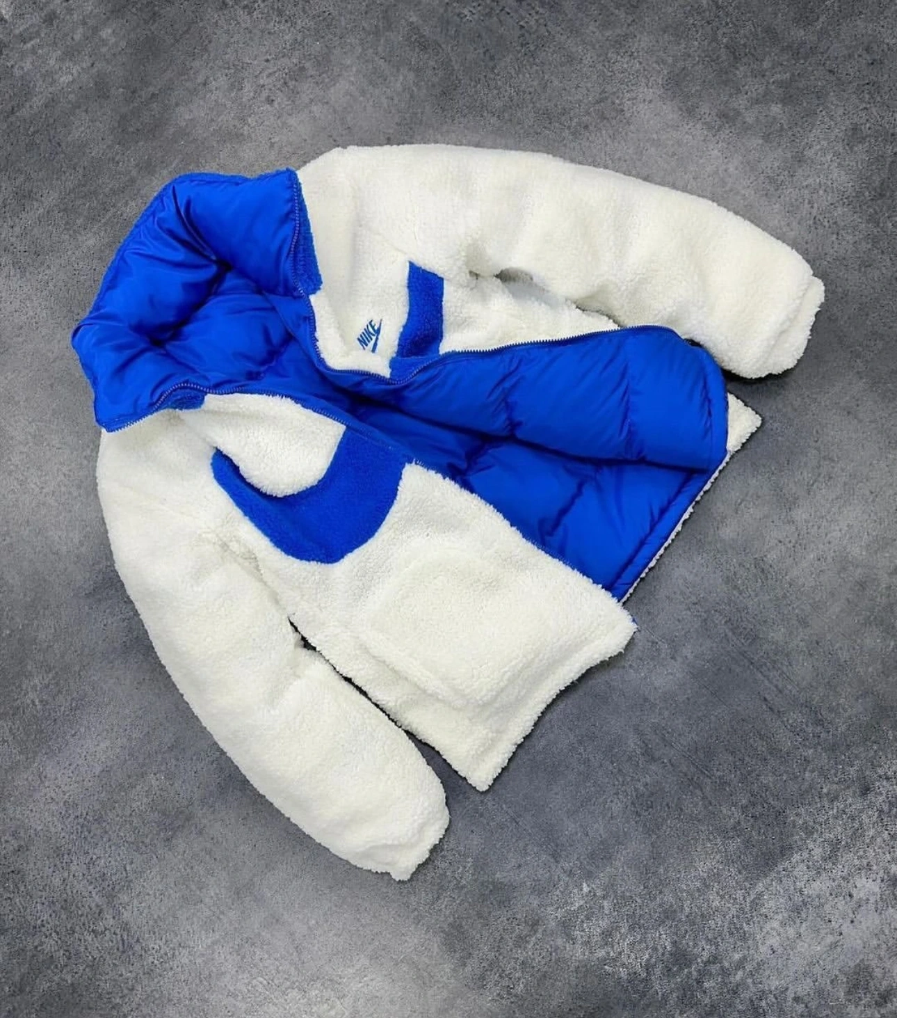 NK Çift Taraflı Unisex Mont-Lacivert