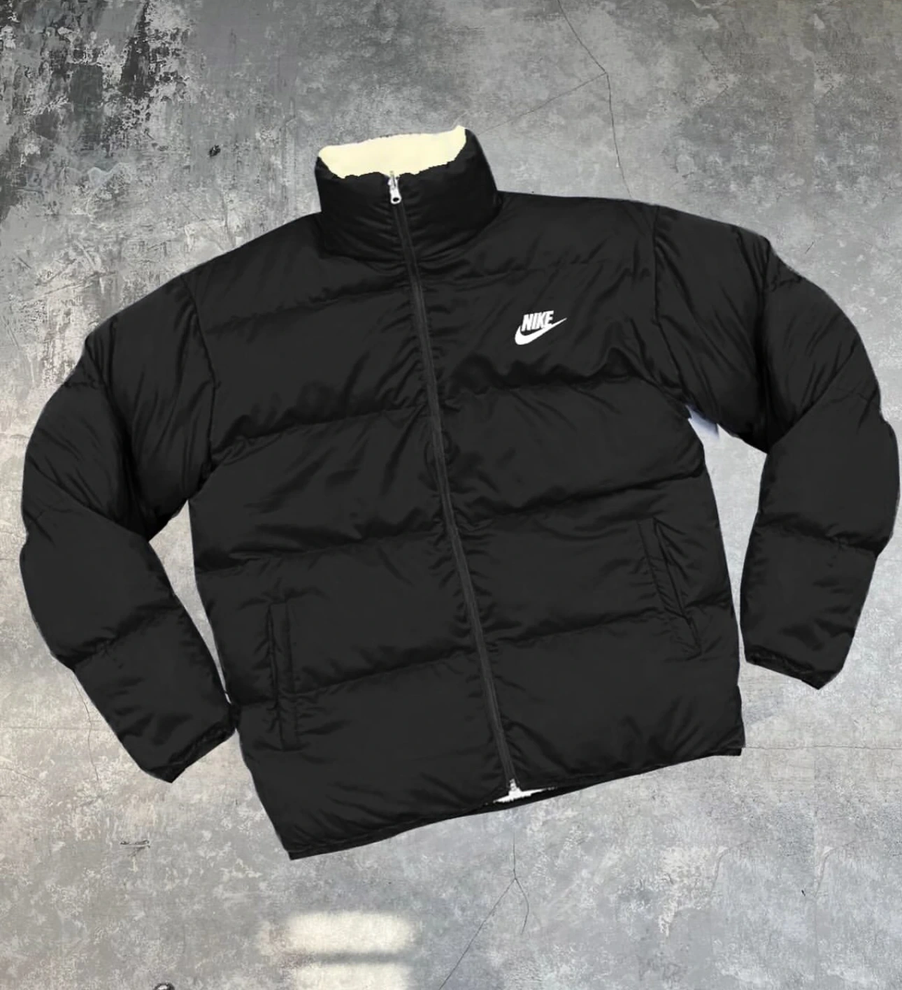 NK Çift Taraflı Unisex Mont-Siyah