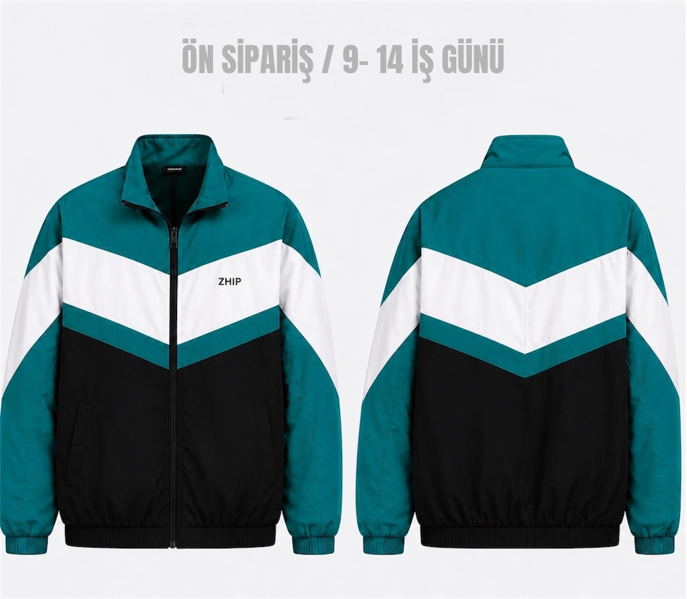 ÖN SİPARİŞ- Green SH Unisex Bomber Ceket