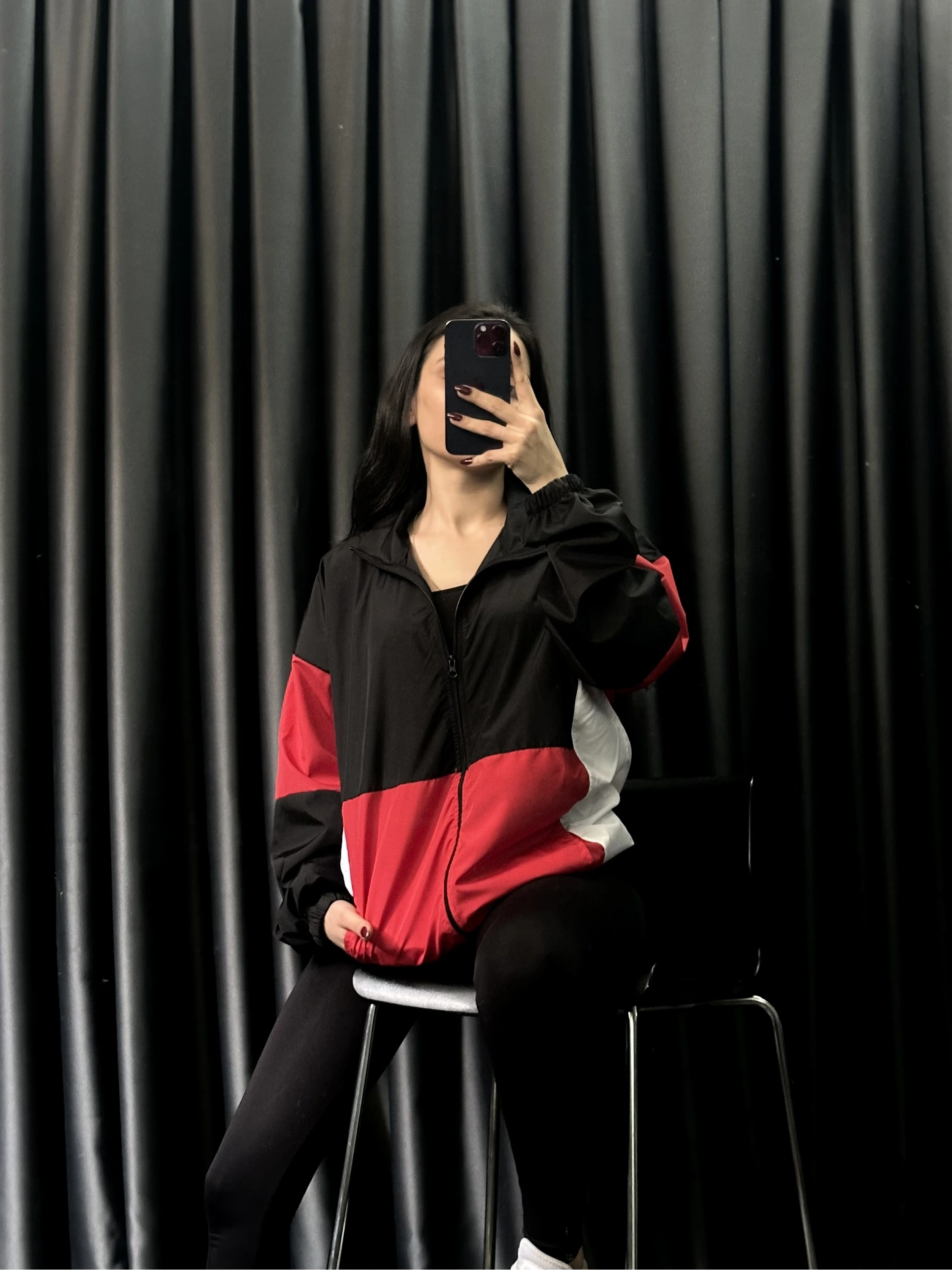 Parçalı Oversize Paraşüt Ceket