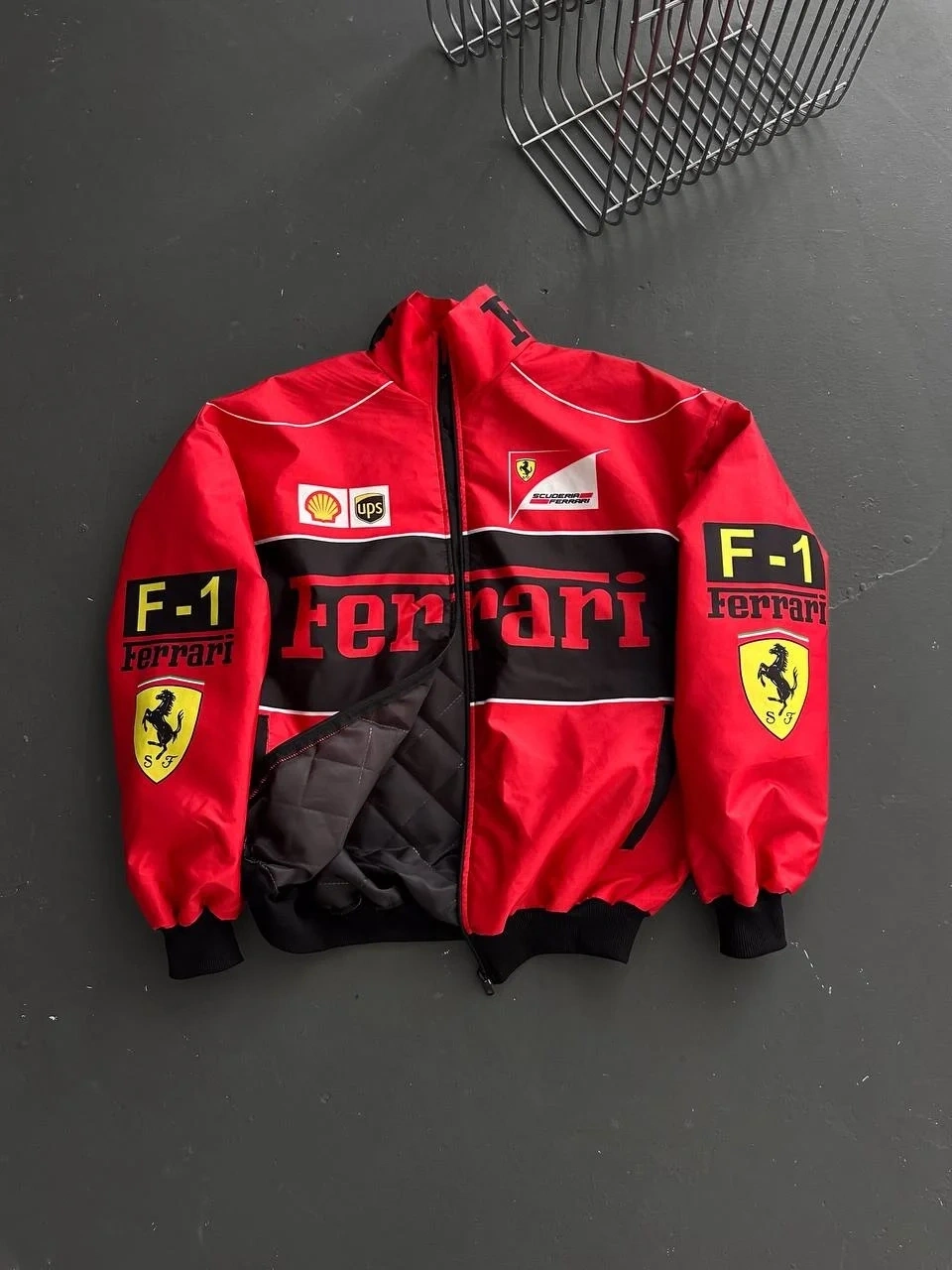 Red FRR Unisex Bomber Ceket