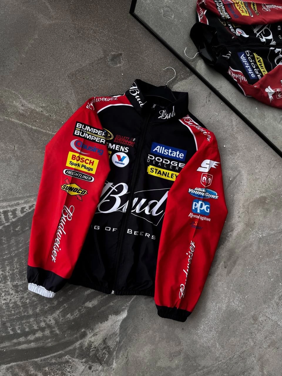 Red Unisex Paraşüt Ceket