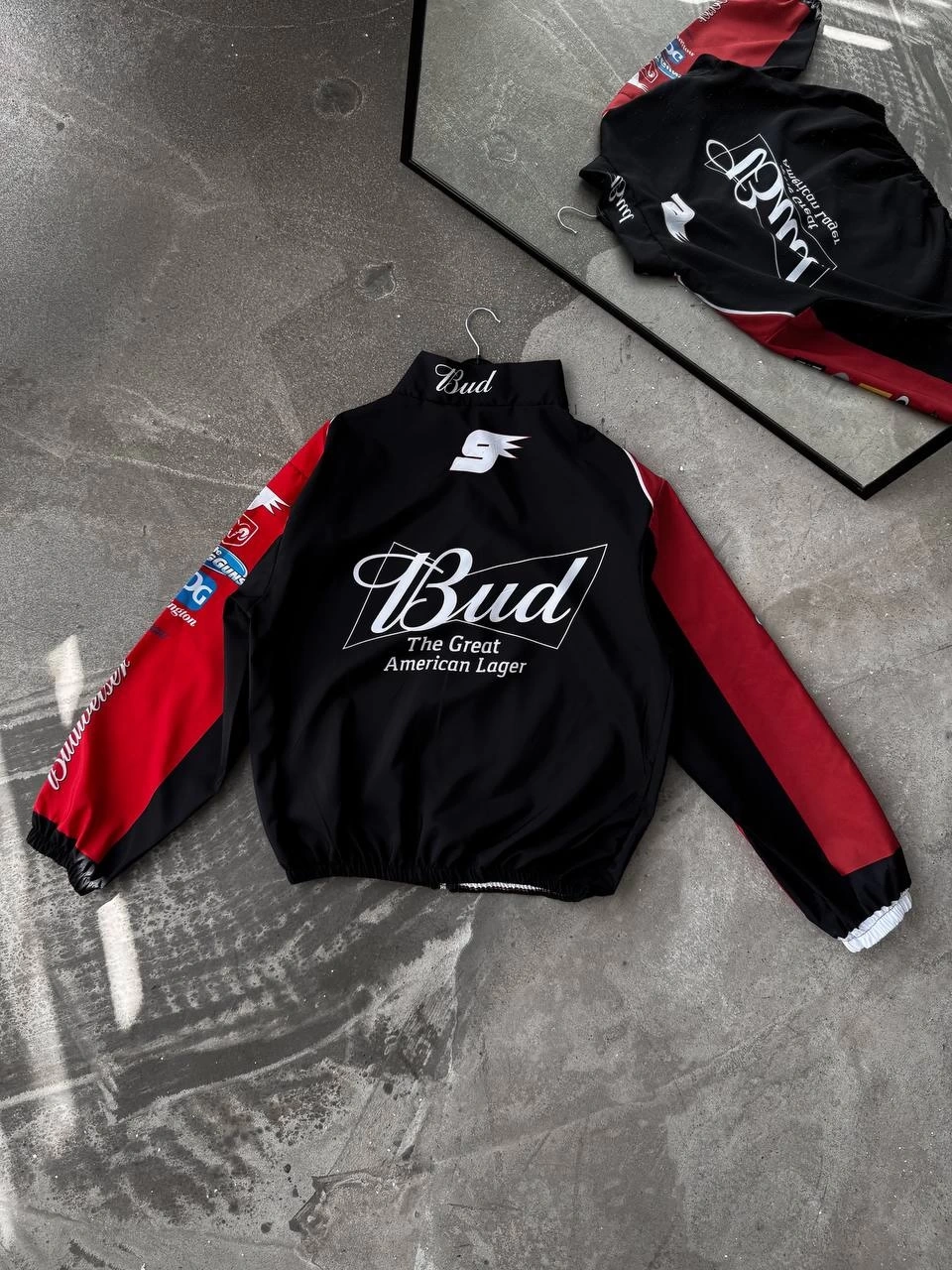 Red Unisex Paraşüt Ceket