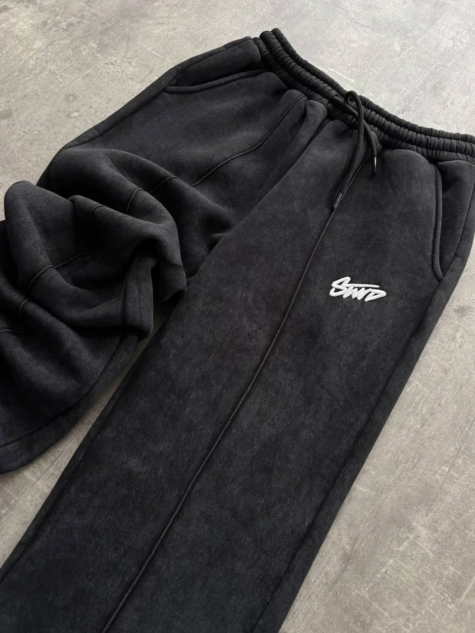 SW Yıkamalı Şardonlu Unisex Eşofman