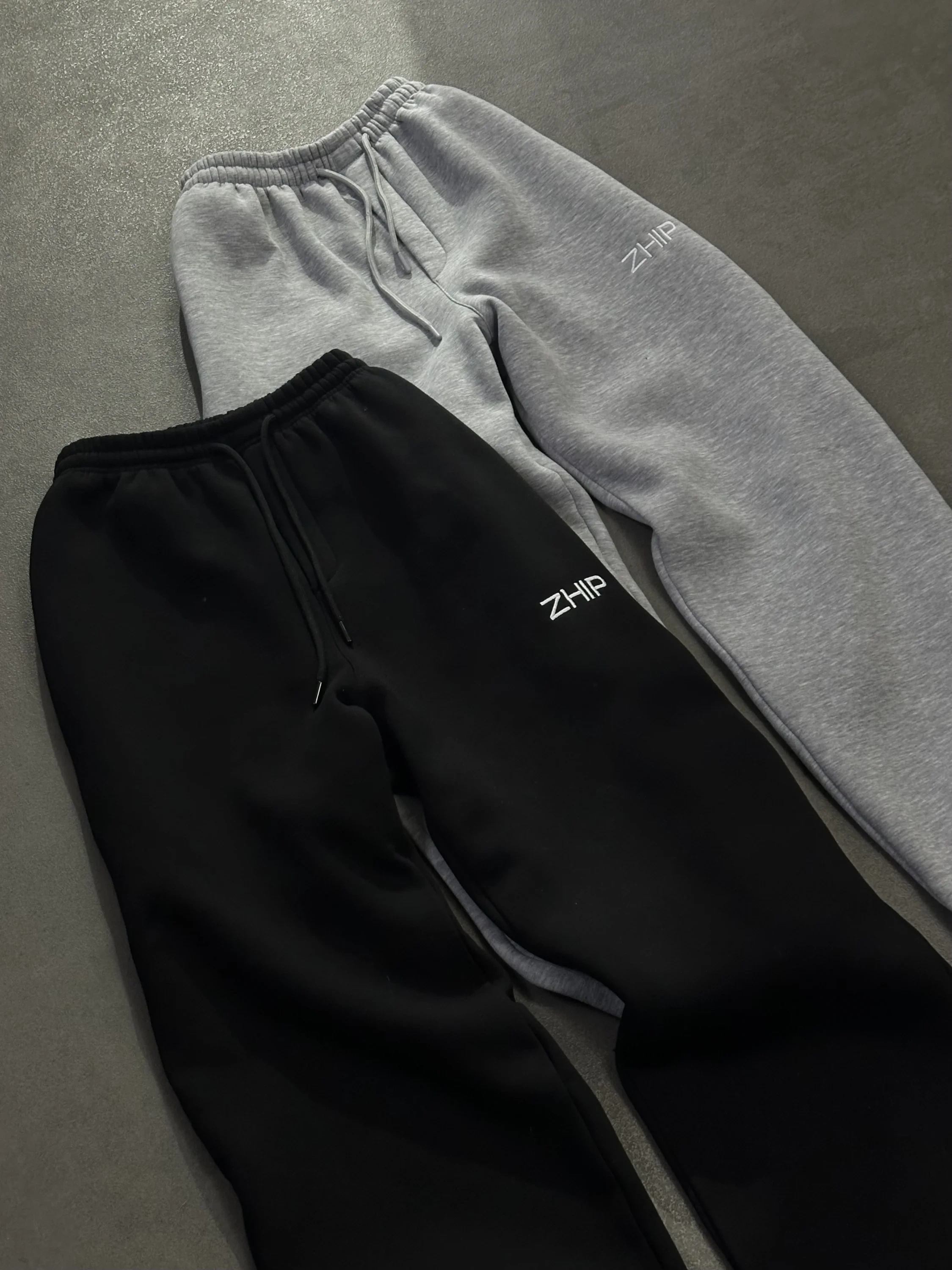 ZHIP Premium Şardonlu Unisex Eşofman-Gri