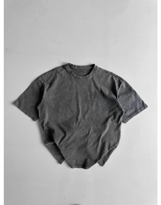 1995 Sırt Baskılı Unisex Tshirt - Antrasit
